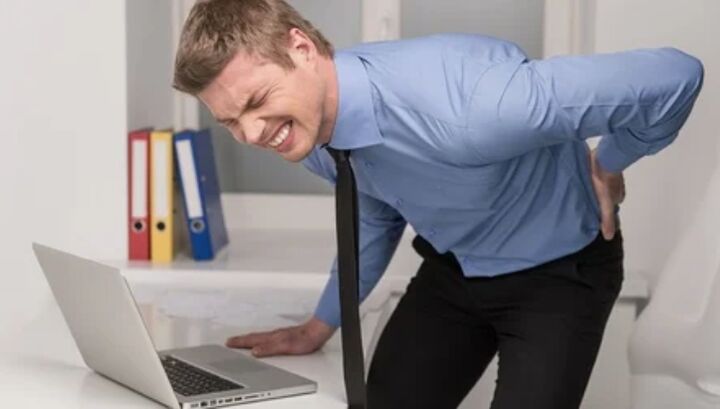 Sudden pain in the lower back of the back