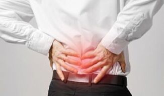 osteochondrosis of the spine in a man